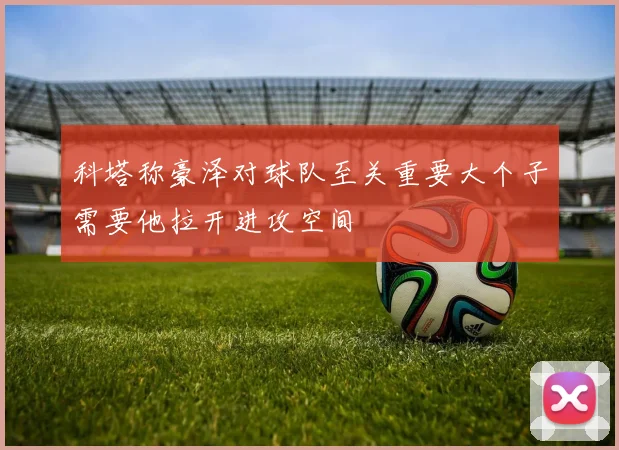 科塔称豪泽对球队至关重要大个子需要他拉开进攻空间